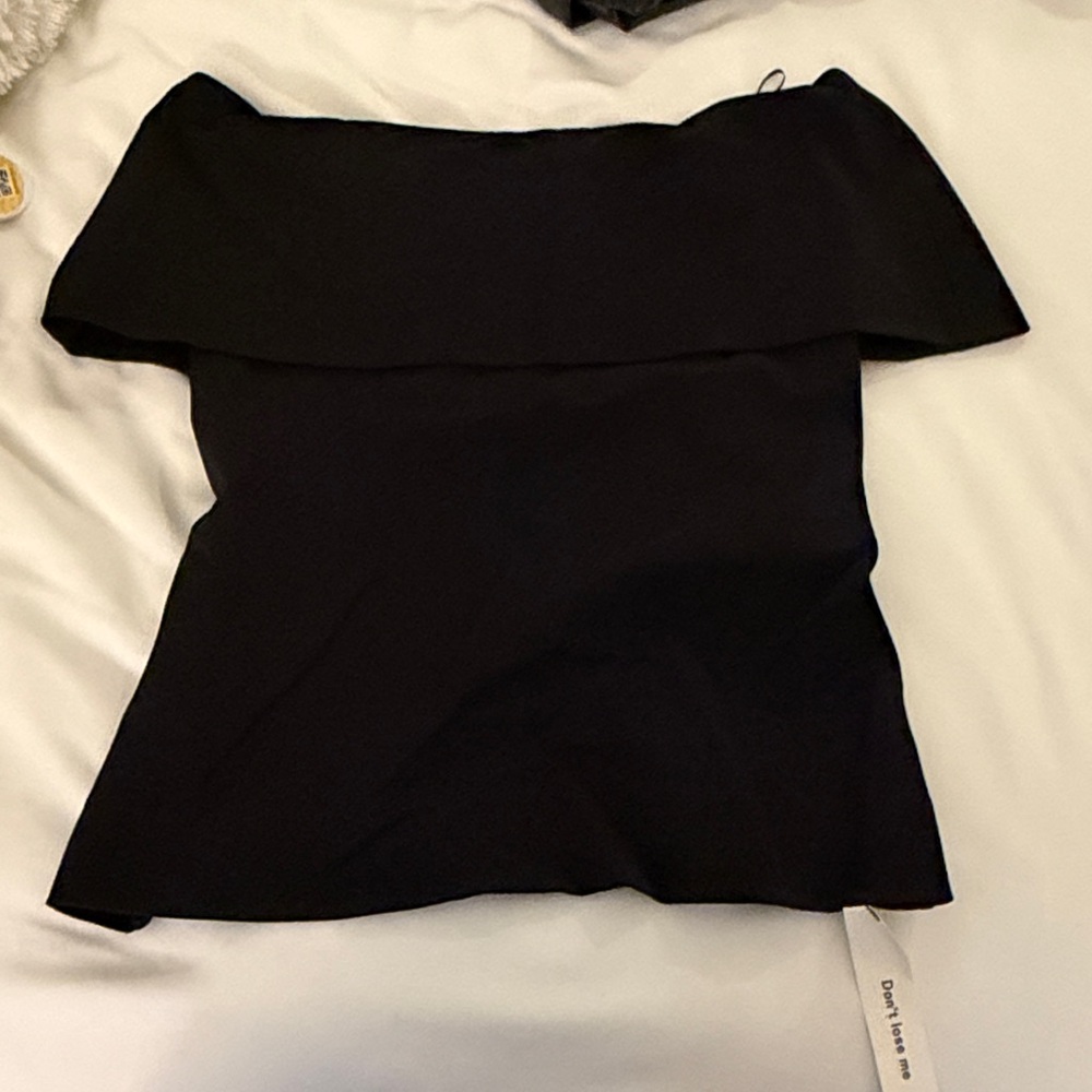 Reformation Teddy Knit Top Black - Size S